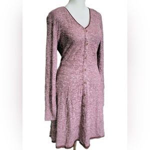 NWT American Rag Jr's Ribbed knit, long sleeve, Knee length dress Sz XL $49